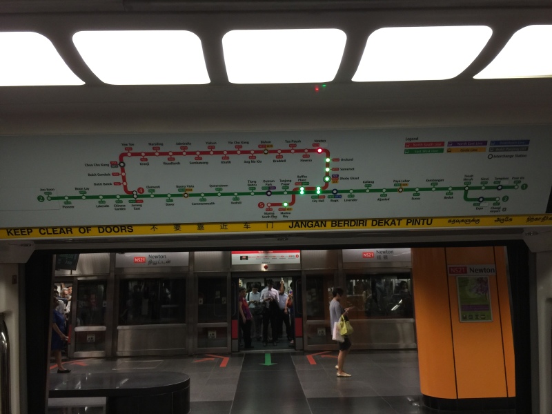      新加坡的地铁