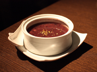 转角桂花赤豆糊