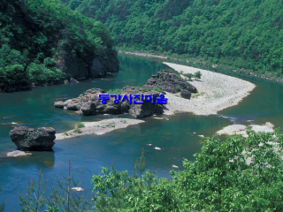 韩国江原道东江漂流