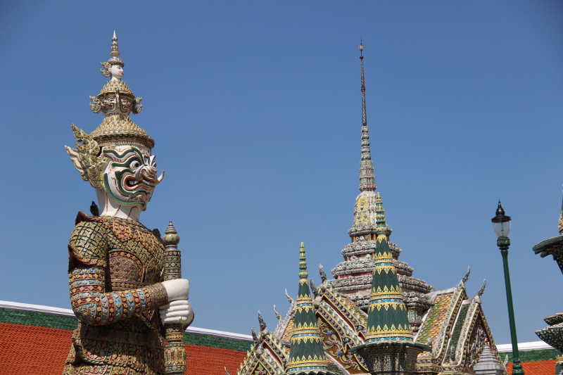 泰国暹罗宝塔镇河妖