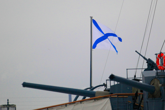 俄罗斯海军圣安德烈旗图片