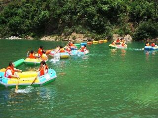 龙井峡-大别山主峰