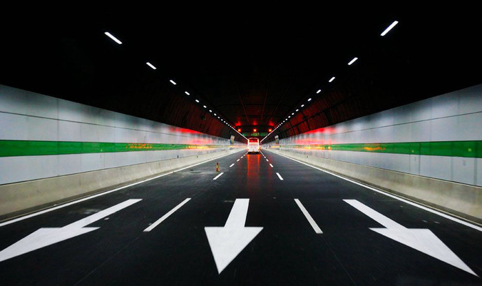 上海崇明隧道图片