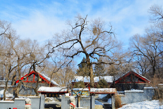 潭坊一座,悬有1891年(清光绪十七年)清德宗景皇帝御书"挹娄泽洽"匾额