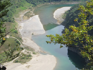 韩国江原道东江漂流