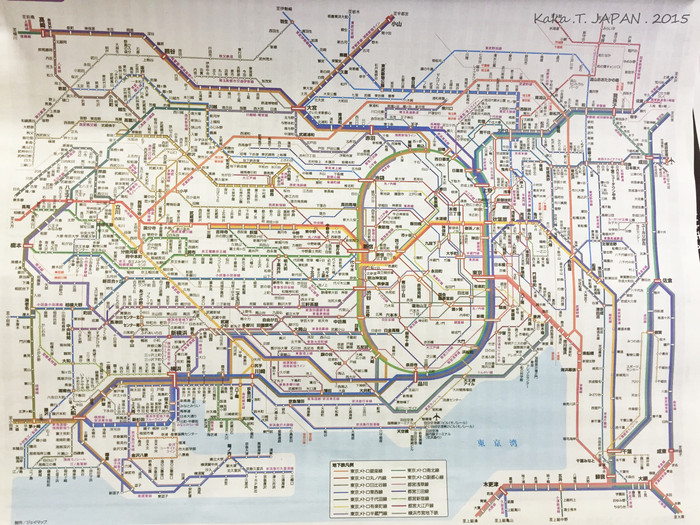 东京158条地铁图片