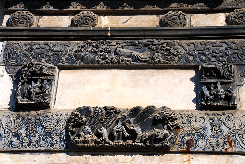 黟县西递村赏联寻古游