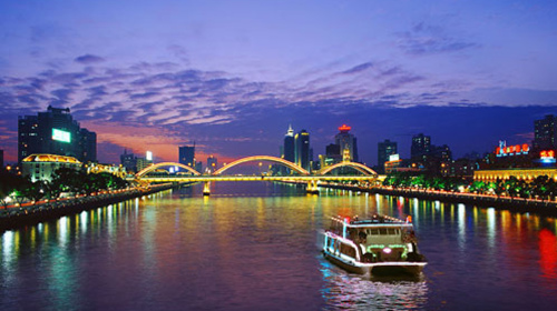  广州珠江夜游-信息时报3楼露天雅座游>单船票,天字码头18点40开