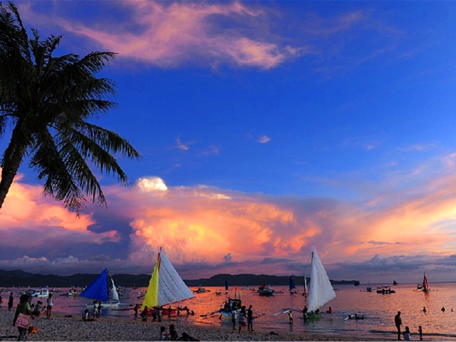  长滩岛6日半自助游>长沙直飞 白沙滩巡游 充足自由活动 行程轻松