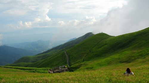江西萍乡龙山村武功山火车4日游穿越绿色天堂看人间仙境