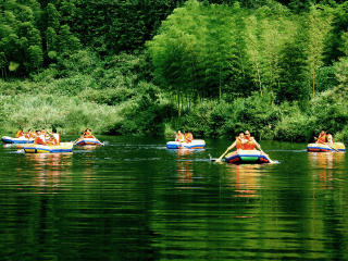  冰峪沟-优胜美地漂流2日游>避暑好去处,全程不进店