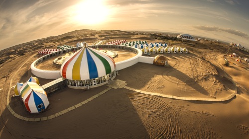  希拉穆仁草原-银肯响沙湾-塞外青城3日游>草原公社敖包许愿祈福,含