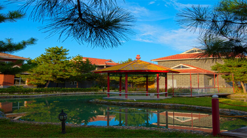  北京昌平红栌山庄自驾2日游游>a座标间住宿 ,赠早餐, 康乐球类